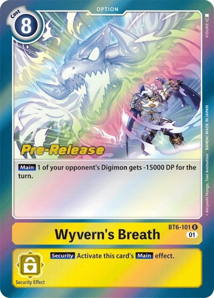 Image for Wyvern's Breath (BT6-101 R) (BT06_PR) - Digimon Card Game