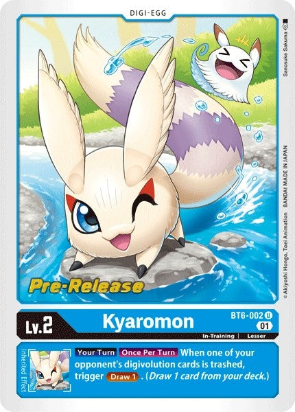 Image for Kyaromon (BT6-002 U) (BT06_PR) - Digimon Card Game