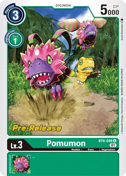 Image for Pomumon (BT6-046 U) (BT06_PR) - Digimon Card Game