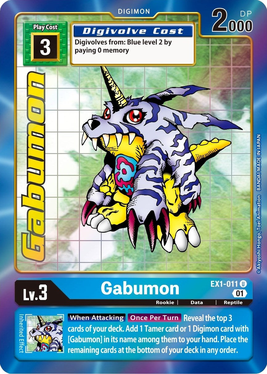 Image for Gabumon (Alternate Art) (EX1-011 U) (EX01) - Digimon Card Game