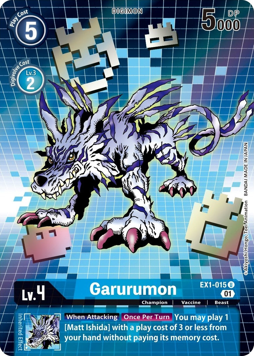 Image for Garurumon (Alternate Art) (EX1-015 U) (EX01) - Digimon Card Game