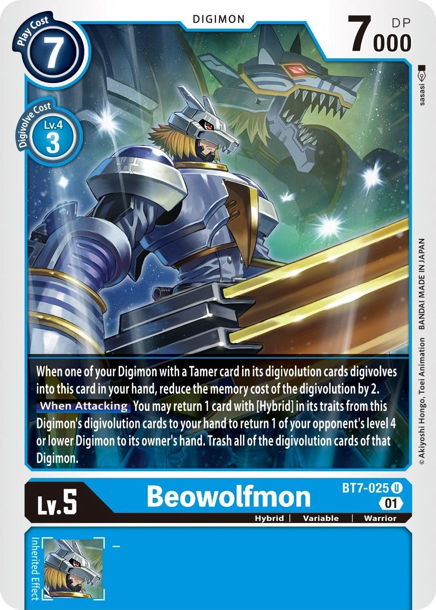 Image for Beowolfmon (BT7-025 U) (BT07) - Digimon Card Game
