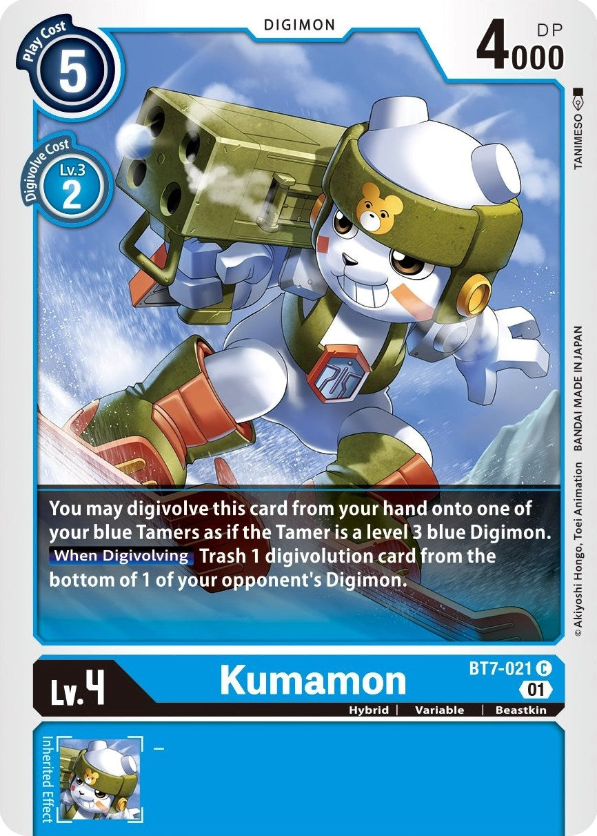 Image for Kumamon (BT7-021 C) (BT07) - Digimon Card Game