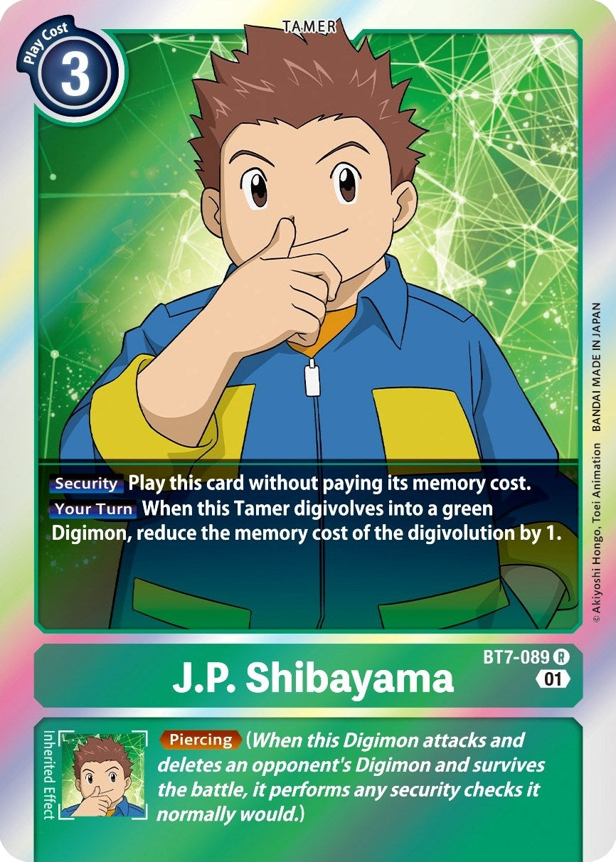 Image for J.P. Shibayama (BT7-089 R) (BT07) - Digimon Card Game