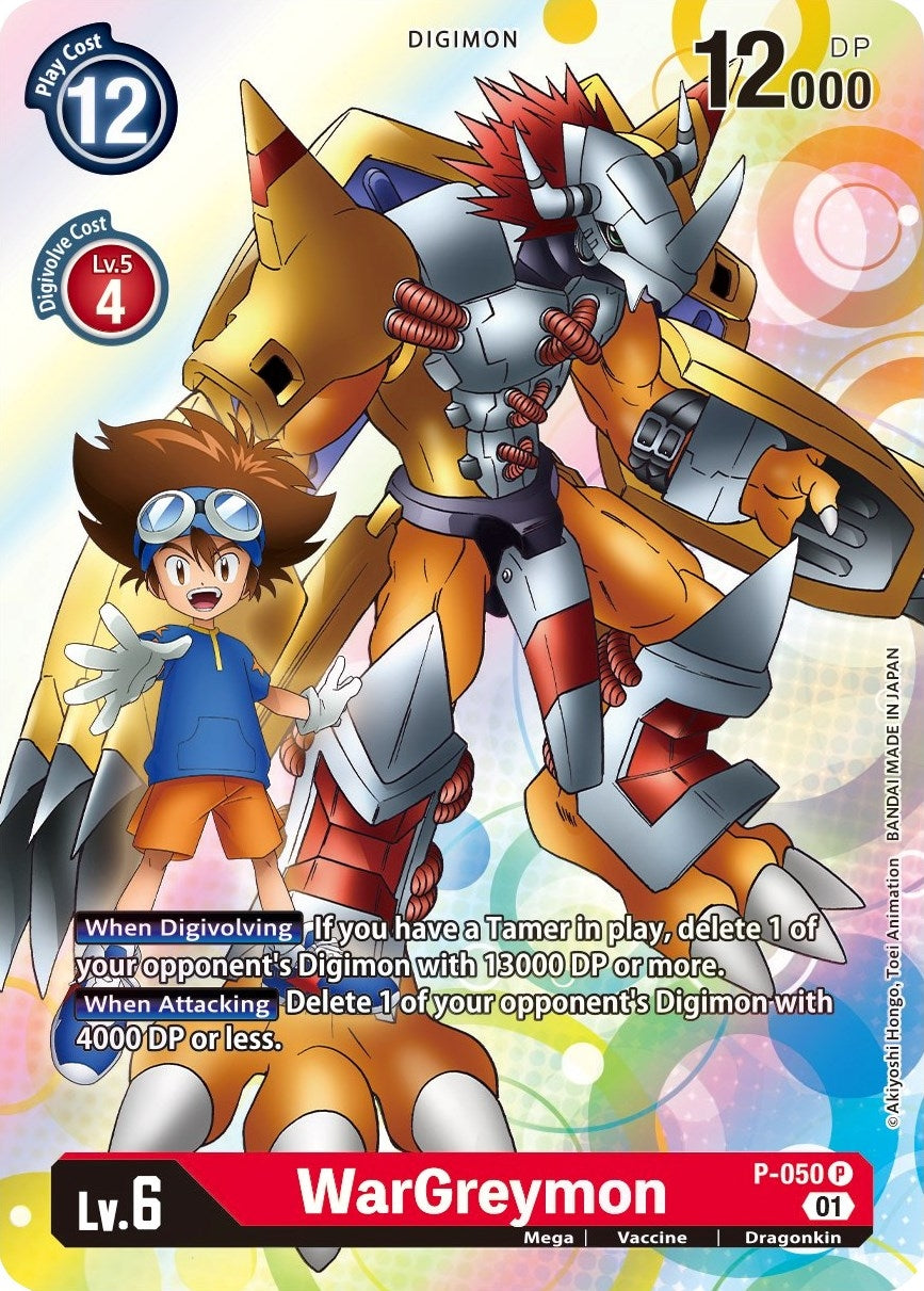 Image for WarGreymon (P-050 P) (D-PR) - Digimon Card Game