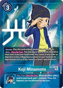 Image for Koji Minamoto (Box Topper) (BT7-087 R) (BT07) - Digimon Card Game