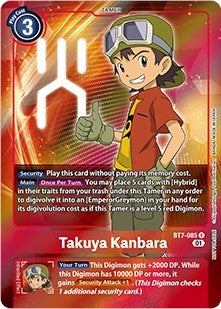 Image for Takuya Kanbara (Box Topper) (BT7-085 R) (BT07) - Digimon Card Game