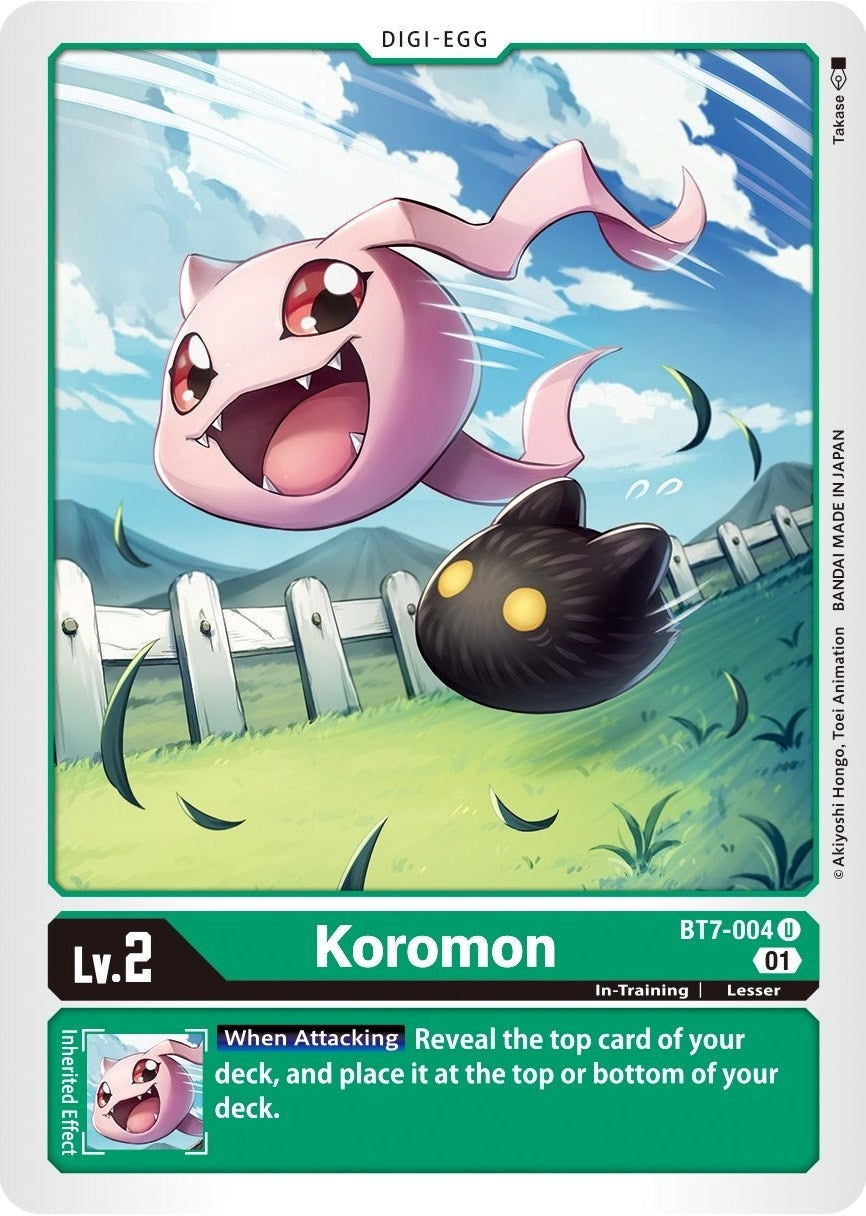 Image for Koromon (BT7-004 U) (BT07) - Digimon Card Game