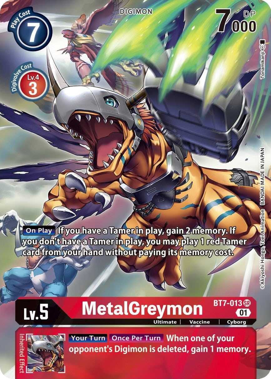 Image for MetalGreymon (Alternate Art) (BT7-013 SR) (BT07) - Digimon Card Game