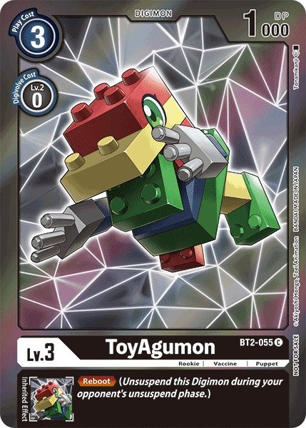 Image for ToyAgumon (Event Pack 2) (BT2-055 C) (BT01-03A) - Digimon Card Game