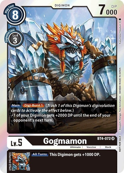 Image for Gogmamon (Event Pack 2) (BT4-072 SR) (BT04) - Digimon Card Game