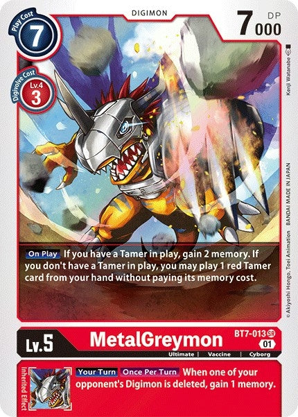Image for MetalGreymon (BT7-013 SR) (BT07) - Digimon Card Game