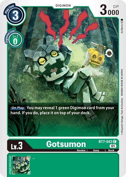 Image for Gotsumon (BT7-043 C) (BT07) - Digimon Card Game