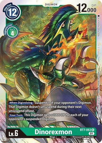 Image for Dinorexmon (BT7-053 R) (BT07) - Digimon Card Game