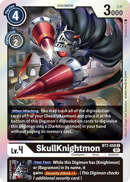 Image for SkullKnightmon (BT7-058 R) (BT07) - Digimon Card Game