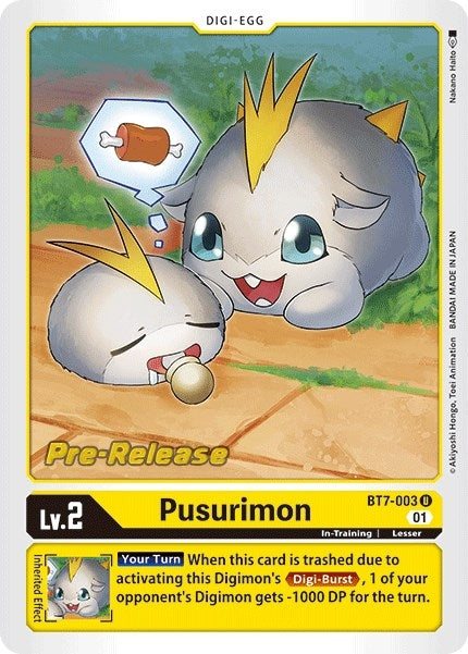 Image for Pusurimon (BT7-003 U) (BT07_PR) - Digimon Card Game