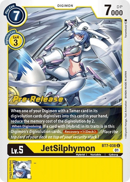 Image for JetSilphymon (BT7-038 U) (BT07_PR) - Digimon Card Game