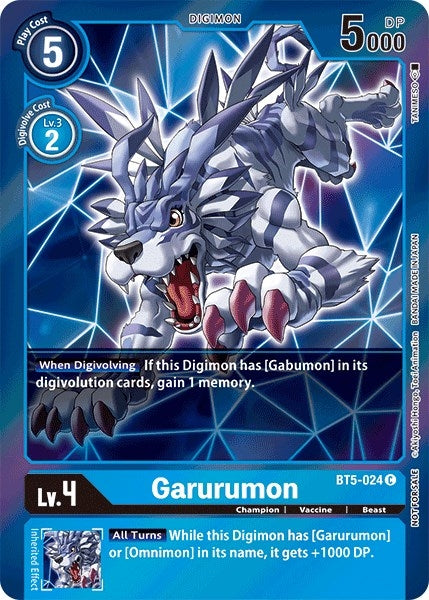 Image for Garurumon (Event Pack 2) (BT5-024 C) (BT05) - Digimon Card Game