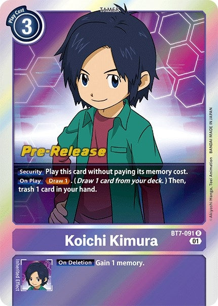 Image for Koichi Kimura (BT7-091 R) (BT07_PR) - Digimon Card Game