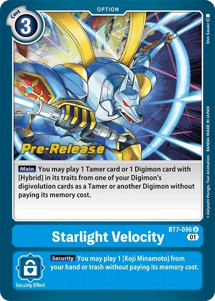 Image for Starlight Velocity (BT7-096 U) (BT07_PR) - Digimon Card Game