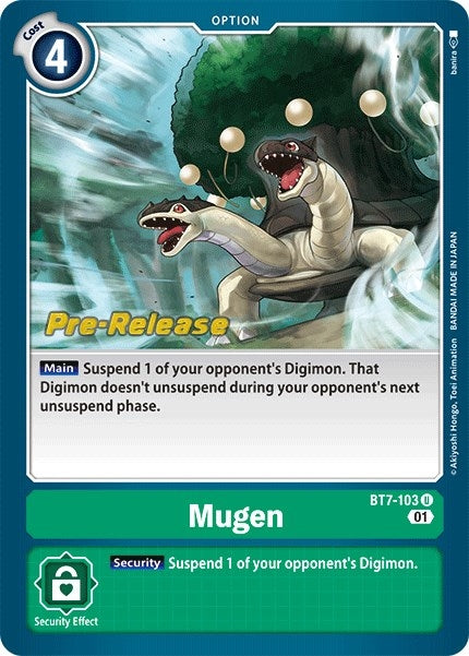 Image for Mugen (BT7-103 U) (BT07_PR) - Digimon Card Game
