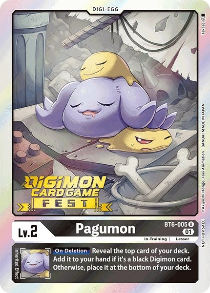 Image for Pagumon (Digimon Card Game Fest 2022) (BT6-005 U) (BT06) - Digimon Card Game