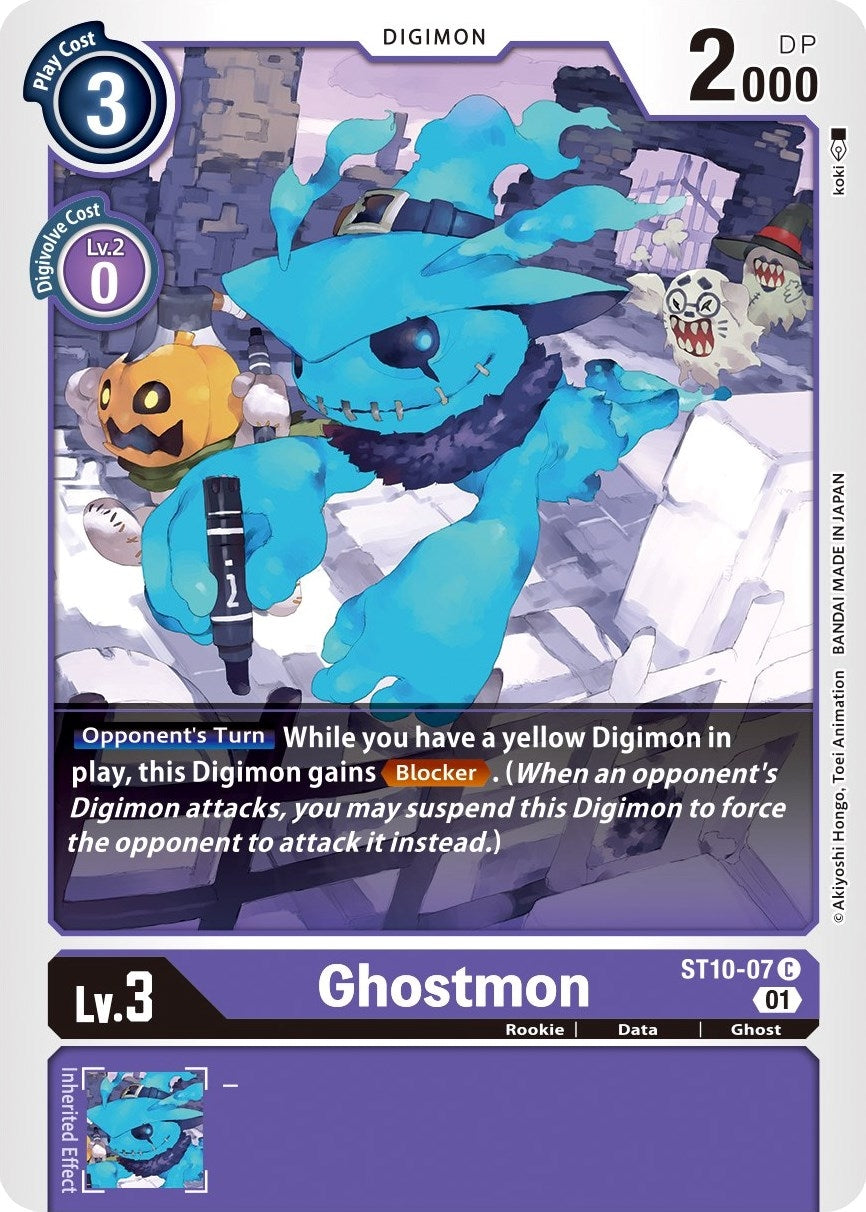 Image for Ghostmon (ST10-07 C) (ST-10) - Digimon Card Game