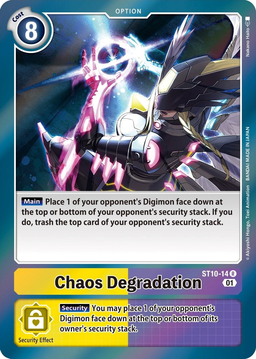 Image for Chaos Degradation (ST10-14 R) (ST-10) - Digimon Card Game