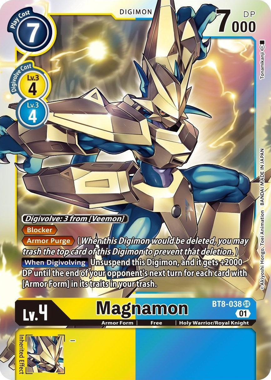 Image for Magnamon (BT8-038 SR) (BT08) - Digimon Card Game