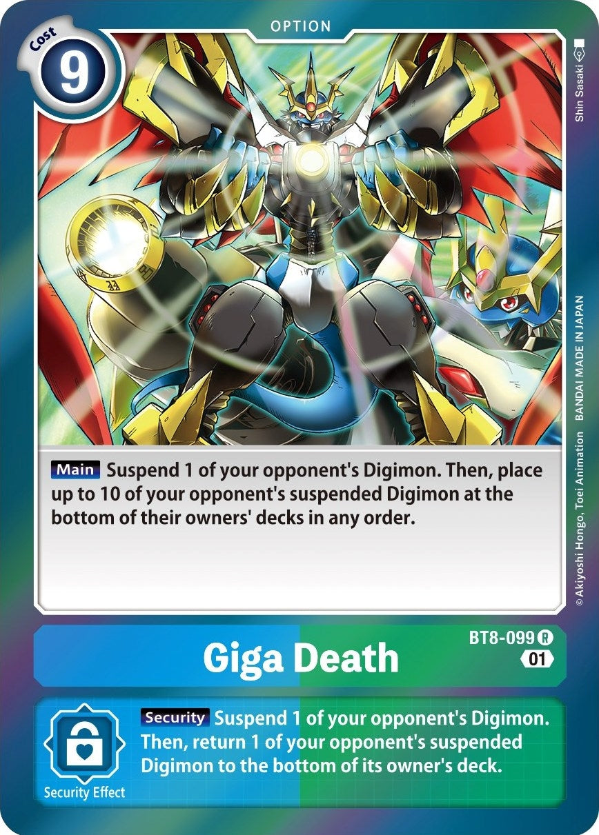 Image for Giga Death (BT8-099 R) (BT08) - Digimon Card Game
