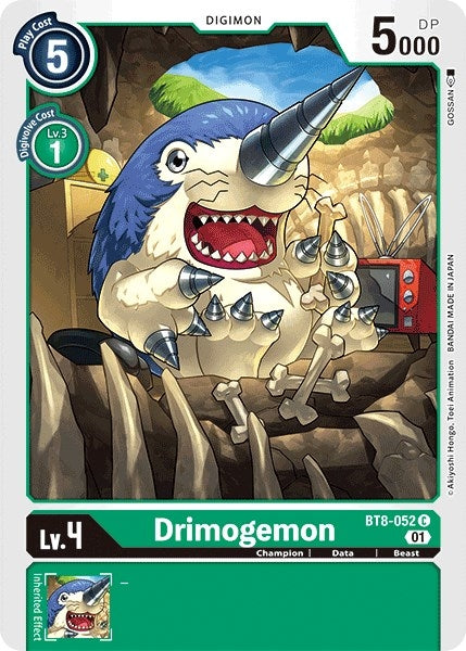 Image for Drimogemon (BT8-052 C) (BT08) - Digimon Card Game