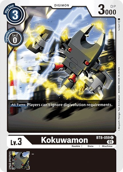 Image for Kokuwamon (BT8-059 C) (BT08) - Digimon Card Game