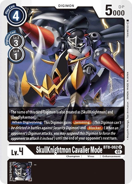 Image for SkullKnightmon Cavalier Mode (BT8-062 U) (BT08) - Digimon Card Game