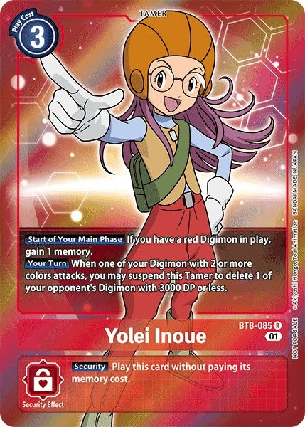 Image for Yolei Inoue (Box Topper) (BT8-085 R) (BT08) - Digimon Card Game