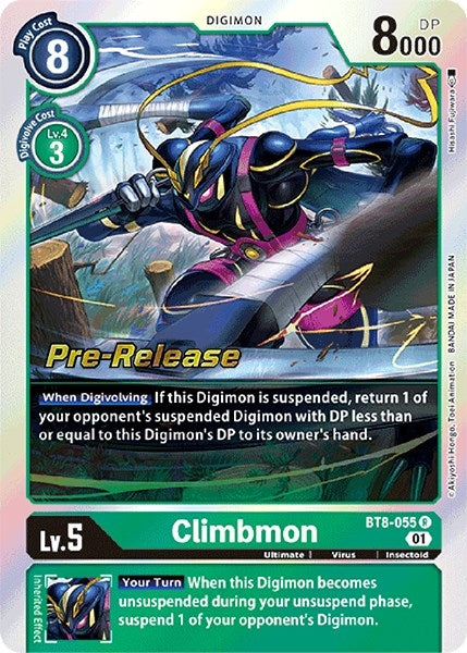 Image for Climbmon (BT8-055 R) (BT08_PR) - Digimon Card Game