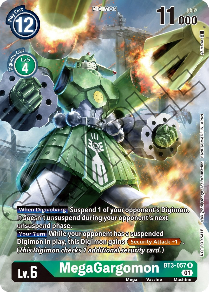 Image for MegaGargomon (Tamer's Card Set 1) (BT3-057 R) (BT01-03A) - Digimon Card Game