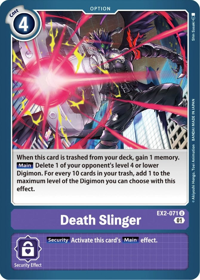Image for Death Slinger (EX2-071 U) (EX02) - Digimon Card Game