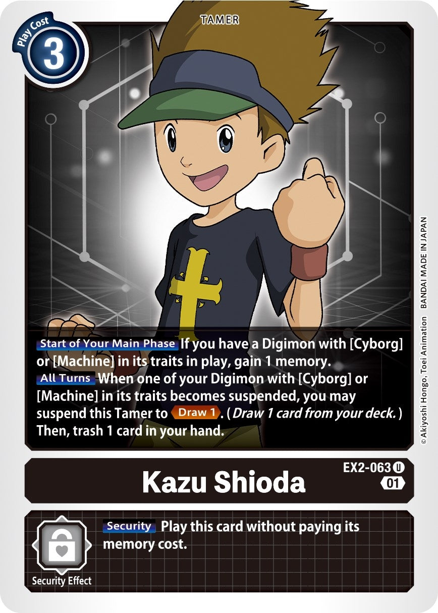 Image for Kazu Shioda (EX2-063 U) (EX02) - Digimon Card Game