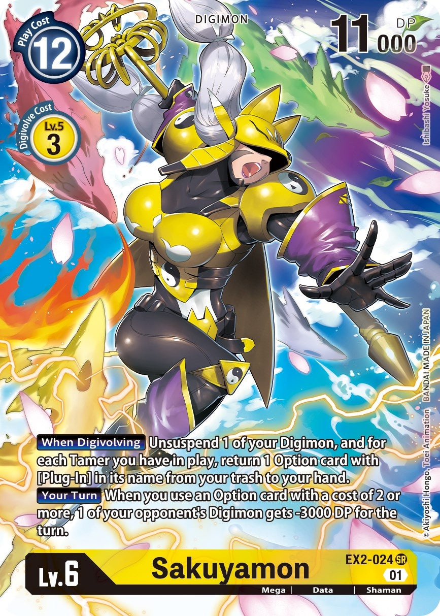 Image for Sakuyamon (Alternate Art) (EX2-024 SR) (EX02) - Digimon Card Game