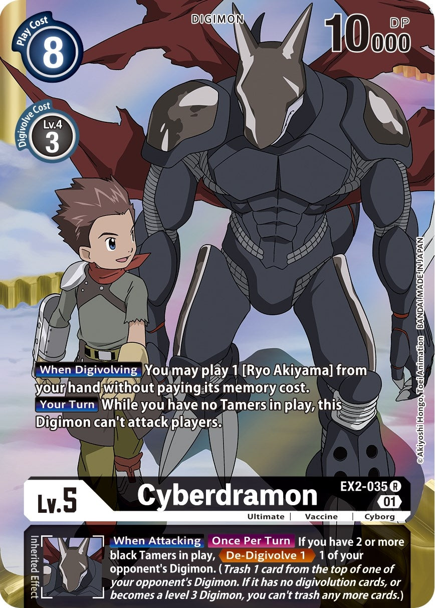 Image for Cyberdramon (Alternate Art) (EX2-035 R) (EX02) - Digimon Card Game