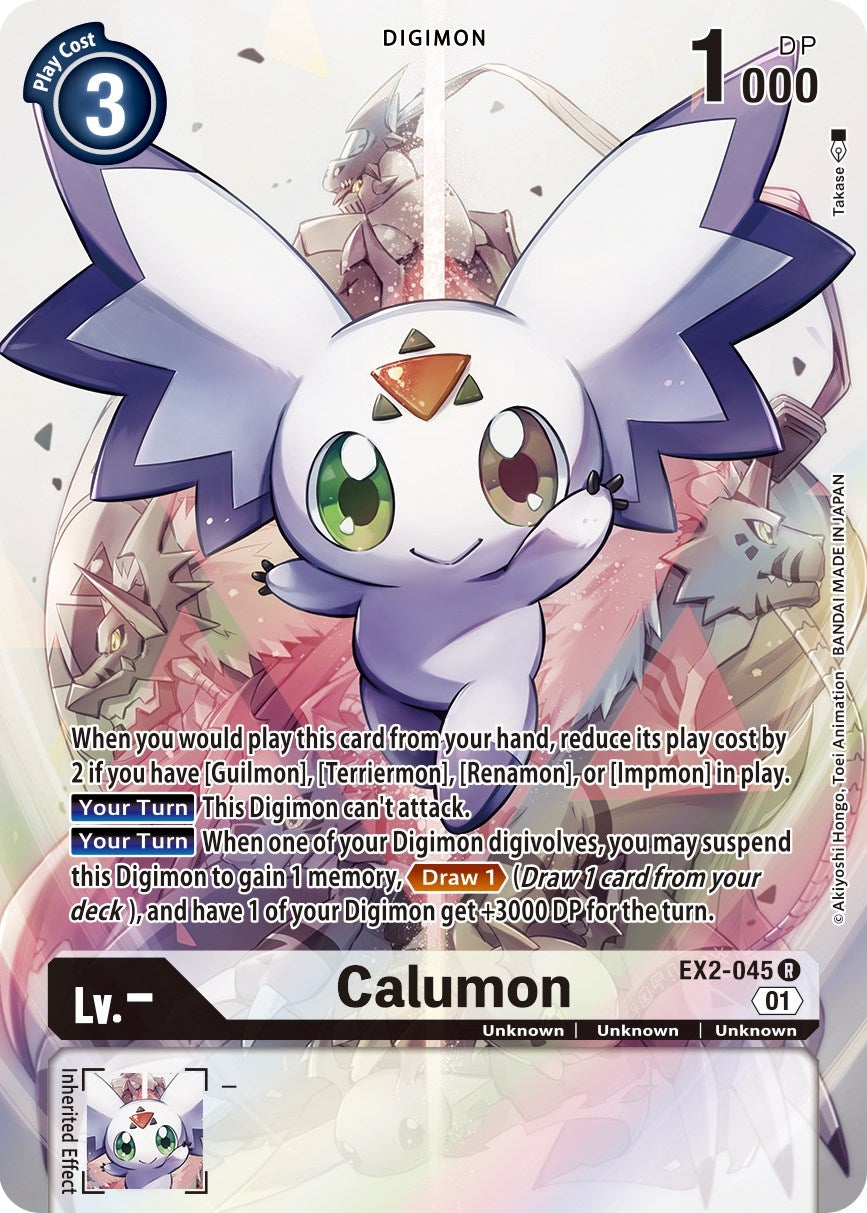 Image for Calumon (Alternate Art) (EX2-045 R) (EX02) - Digimon Card Game