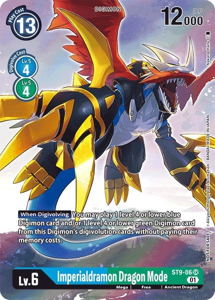 Image for Imperialdramon Dragon Mode (Box Topper) (ST9-06 SR) (EX02) - Digimon Card Game