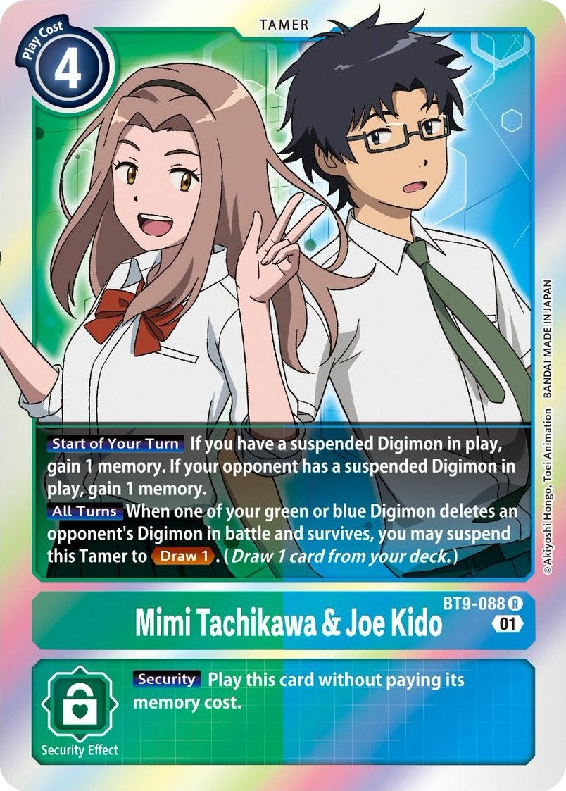 Image for Mimi Tachikawa & Joe Kido (BT9-088 R) (BT09) - Digimon Card Game