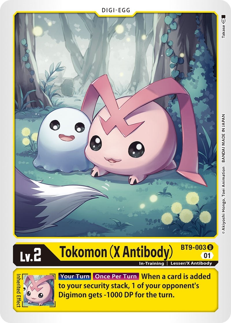 Image for Tokomon (X Antibody) (BT9-003 U) (BT09) - Digimon Card Game