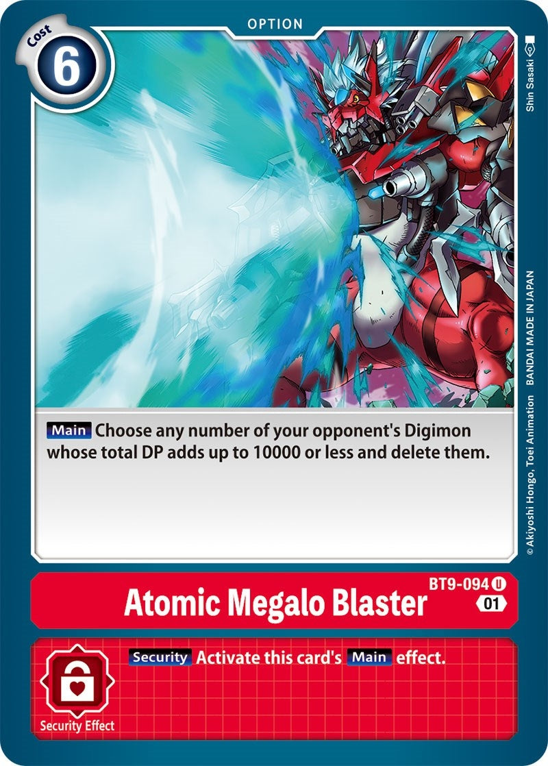 Image for Atomic Megalo Blaster (BT9-094 U) (BT09) - Digimon Card Game