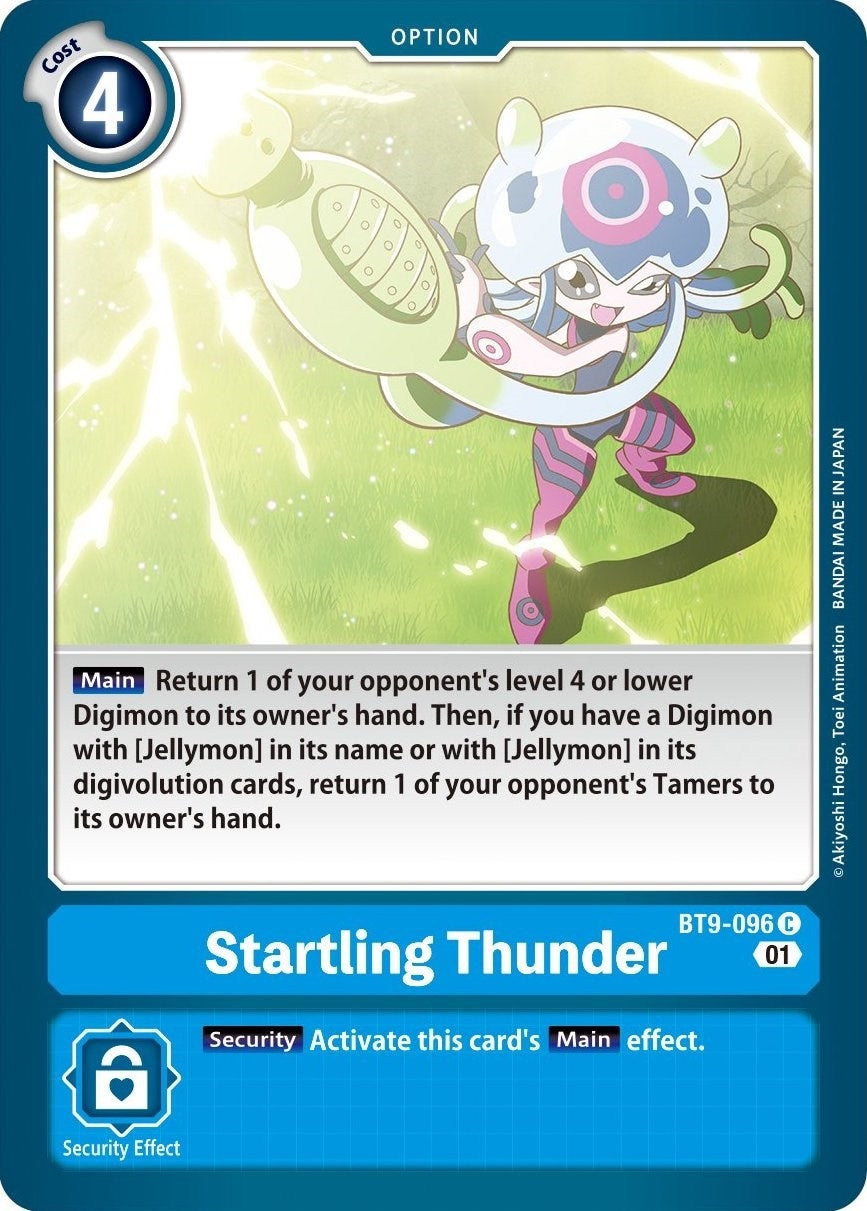 Image for Startling Thunder (BT9-096 C) (BT09) - Digimon Card Game