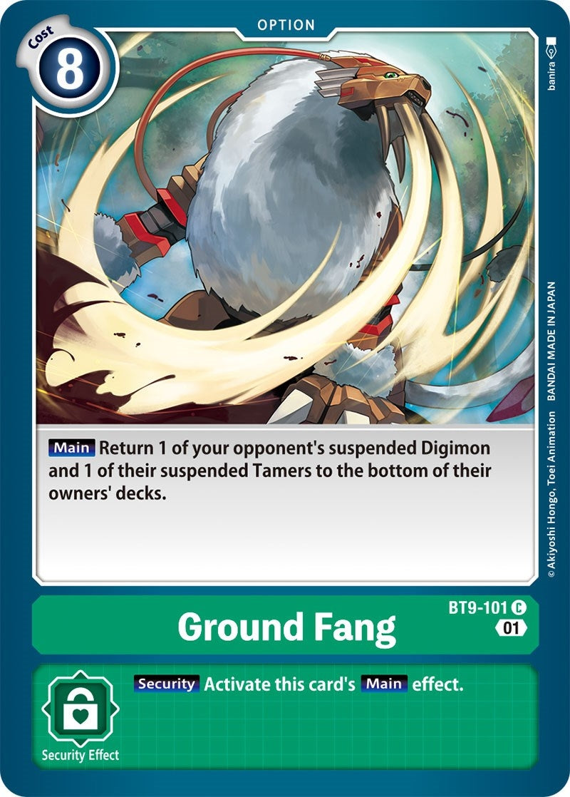 Image for Ground Fang (BT9-101 C) (BT09) - Digimon Card Game
