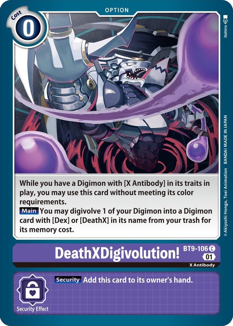 Image for DeathXDigivolution! (BT9-106 C) (BT09) - Digimon Card Game