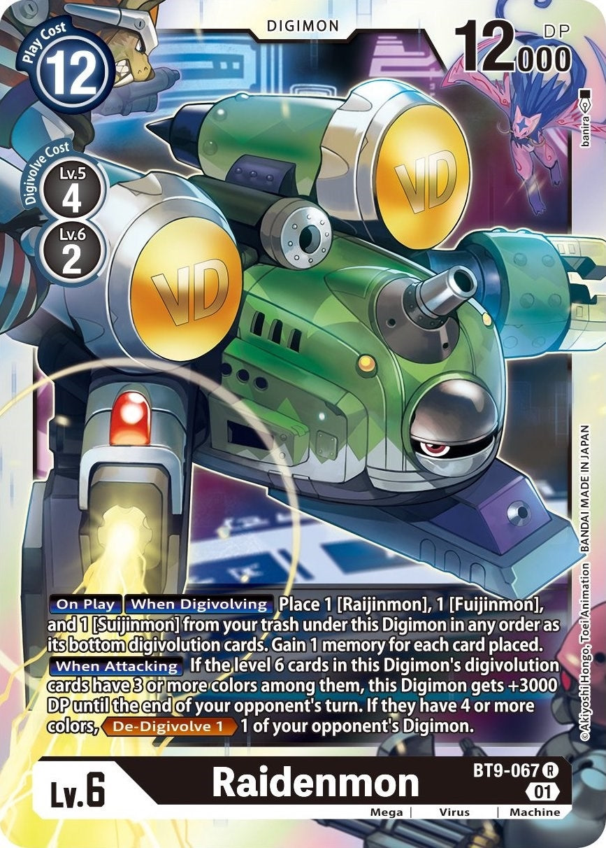 Image for Raidenmon (BT9-067 R) (BT09) - Digimon Card Game