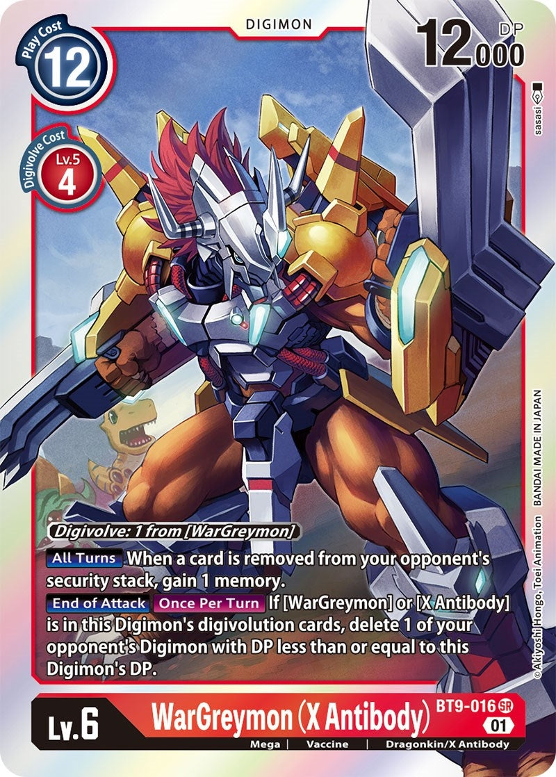 Image for WarGreymon (X Antibody) (BT9-016 SR) (BT09) - Digimon Card Game
